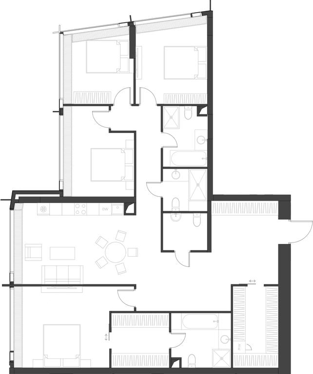 4-BD Apartment Sale, 163.06 sq. m. at Dom Dau, 1st Krasnogvardeysky Drive, 12с6, Moscow, Russia #1 4-BD Apartment Sale, 163.06 sq. m. at Dom Dau, 1st Krasnogvardeysky Drive, 12с6, Moscow, Russia #1