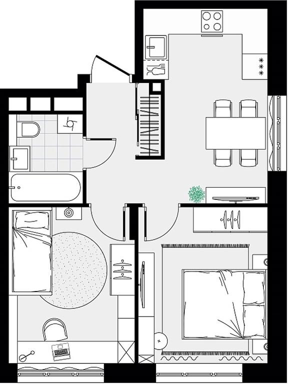 1-BD Apartment Sale, 42.71平方米 at Novograd Pavlino, Kosinskoye shosse, 2, Novoye Pavlino Microdistrict, Balashikha, Moscow Region, Russia #2 1-BD Apartment Sale, 42.71平方米 at Novograd Pavlino, Kosinskoye shosse, 2, Novoye Pavlino Microdistrict, Balashikha, Moscow Region, Russia #2