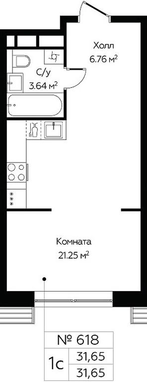 Apartment Sale, 31.65平方米 at MirrorZdanie, Oktyabrskaya Street, 98, Moscow, Russia #1 Apartment Sale, 31.65平方米 at MirrorZdanie, Oktyabrskaya Street, 98, Moscow, Russia #1