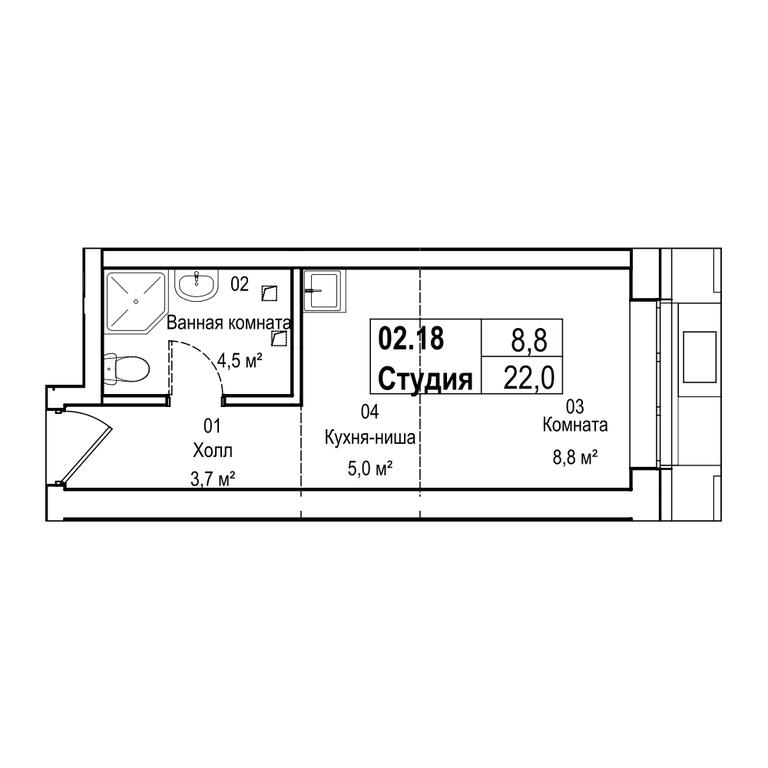 4-BD Apartment Sale, 100.4 sq. m. at Silver, Serebryakova Drive, 11к1, Moscow, Russia #2 4-BD Apartment Sale, 100.4 sq. m. at Silver, Serebryakova Drive, 11к1, Moscow, Russia #2