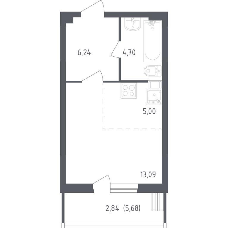 Apartment Sale, 31.6 sq. m. at Egorovo Park, 1-y kvartal, posyolok Zhilino-1, Lubertsy City District, Moscow Region, Russia #1 Apartment Sale, 31.6 sq. m. at Egorovo Park, 1-y kvartal, posyolok Zhilino-1, Lubertsy City District, Moscow Region, Russia #1