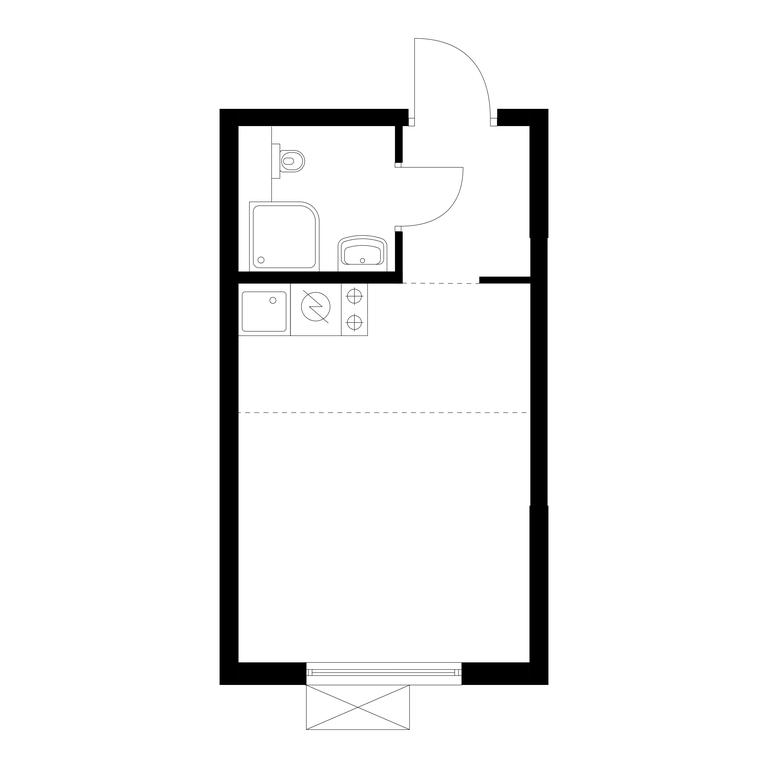 Apartment Sale, 19.7平方米 at Liublinskiy Park, Lyublinskaya Street, 78к2, Moscow, Russia #1 Apartment Sale, 19.7平方米 at Liublinskiy Park, Lyublinskaya Street, 78к2, Moscow, Russia #1