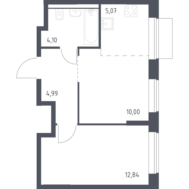 Apartment Sale, 37 sq. m. at Kvartal Domashnij, Donetskaya Street, 30с11, Moscow, Russia #1 Apartment Sale, 37 sq. m. at Kvartal Domashnij, Donetskaya Street, 30с11, Moscow, Russia #1