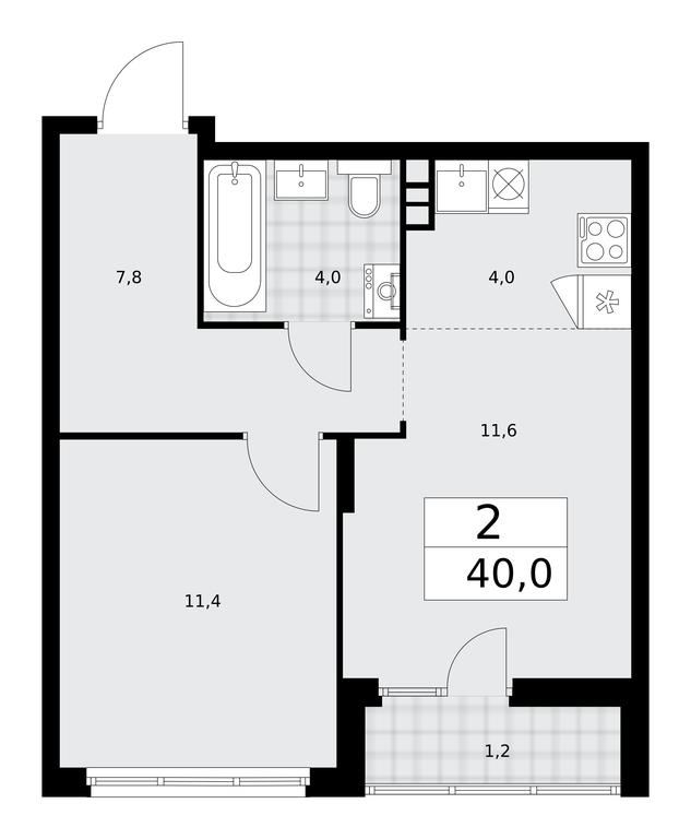 Продажа 1-комн. квартиры, 40 м² в ЖК «Деснаречье», квартал № 23, поселение Десёновское, Москва, Россия #1