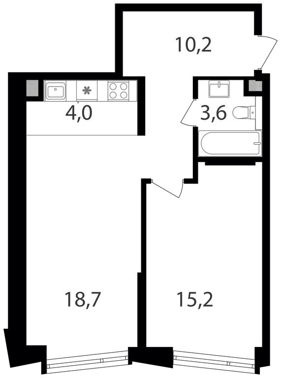 1-BD Apartment Sale, 51.7平方米 at Petrovskiy Park II, Stary Petrovsko-Razumovsky Drive, 1/23, Moscow, Russia #1 1-BD Apartment Sale, 51.7平方米 at Petrovskiy Park II, Stary Petrovsko-Razumovsky Drive, 1/23, Moscow, Russia #1