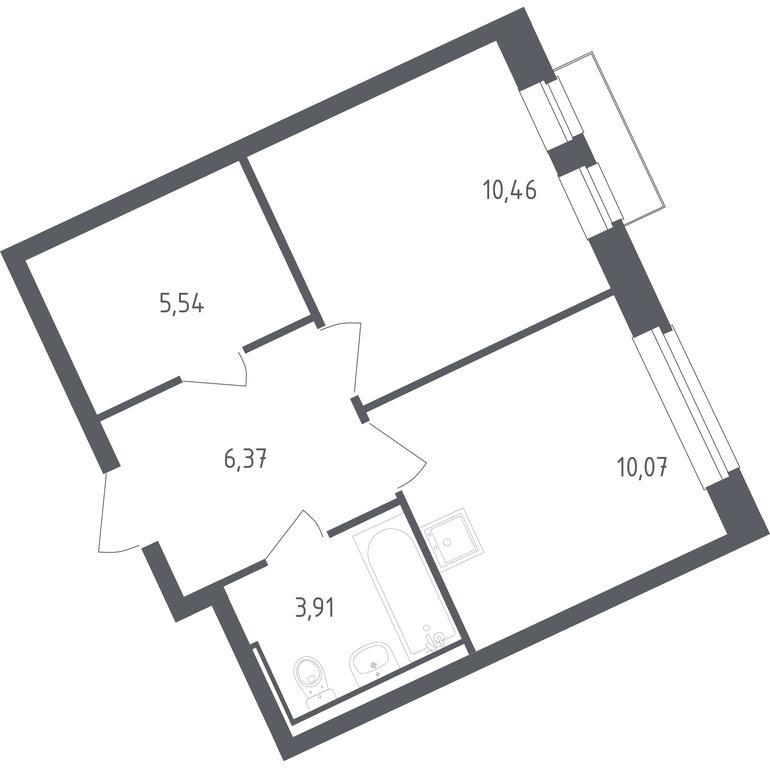 Apartment Sale, 36.35 sq. m. at Rublevskiy Kvartal, Laykovo Green Quarter, zhiloy kompleks Gorod-sobytiye Laykovo, selo Laykovo, Odintsovskiy City District, Moscow Region, Russia #1 Apartment Sale, 36.35 sq. m. at Rublevskiy Kvartal, Laykovo Green Quarter, zhiloy kompleks Gorod-sobytiye Laykovo, selo Laykovo, Odintsovskiy City District, Moscow Region, Russia #1