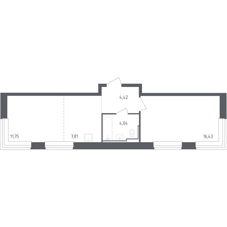 Apartment Sale, 44.45 sq. m. at Rublevskiy Kvartal, Laykovo Green Quarter, zhiloy kompleks Gorod-sobytiye Laykovo, selo Laykovo, Odintsovskiy City District, Moscow Region, Russia #1 Apartment Sale, 44.45 sq. m. at Rublevskiy Kvartal, Laykovo Green Quarter, zhiloy kompleks Gorod-sobytiye Laykovo, selo Laykovo, Odintsovskiy City District, Moscow Region, Russia #1
