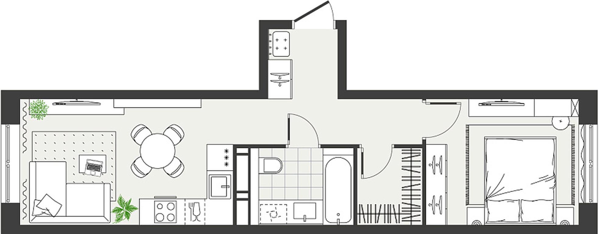1-BD Apartment Sale, 37.7 sq. m. at Eko Bunino, prospekt Kuprina, 34к1, Sosenskoye Settlement, Moscow, Russia #2 1-BD Apartment Sale, 37.7 sq. m. at Eko Bunino, prospekt Kuprina, 34к1, Sosenskoye Settlement, Moscow, Russia #2