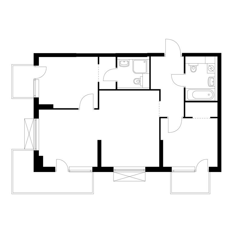 2-BD Apartment Sale, 70 sq. m. at Bolshaya Akademicheskaya 85, 3rd Nizhnelikhoborsky Drive, 1с16, Moscow, Russia #1