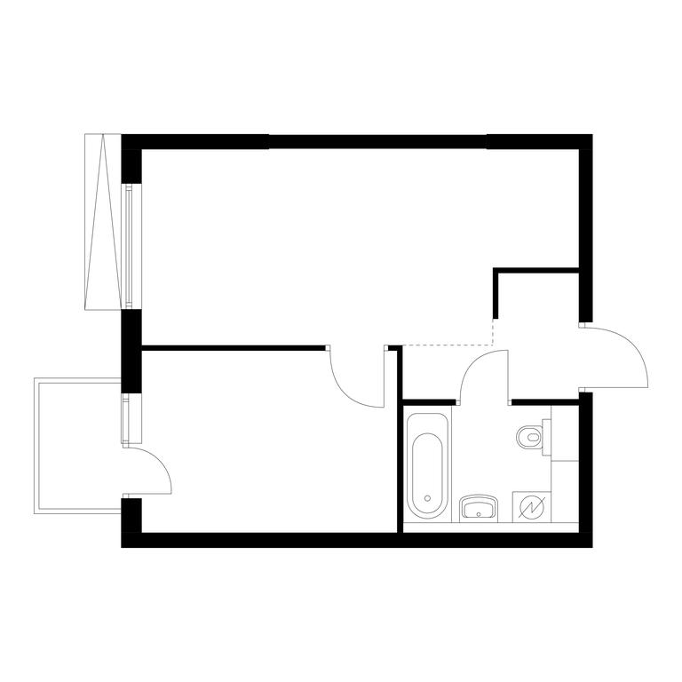 1-BD Apartment Sale, 34.9 sq. m. at Bolshaya Akademicheskaya 85, 3rd Nizhnelikhoborsky Drive, 1с16, Moscow, Russia #1