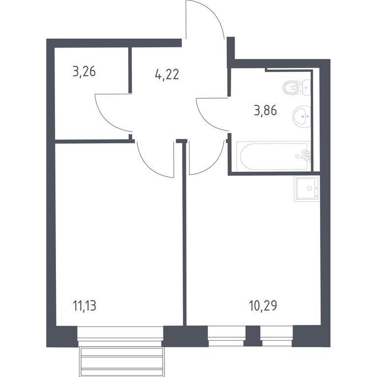 Apartment Sale, 32.76 sq. m. at Rublevskiy Kvartal, Laykovo Green Quarter, zhiloy kompleks Gorod-sobytiye Laykovo, selo Laykovo, Odintsovskiy City District, Moscow Region, Russia #1 Apartment Sale, 32.76 sq. m. at Rublevskiy Kvartal, Laykovo Green Quarter, zhiloy kompleks Gorod-sobytiye Laykovo, selo Laykovo, Odintsovskiy City District, Moscow Region, Russia #1