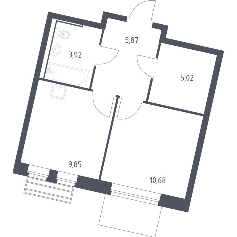 Apartment Sale, 35.34 sq. m. at Rublevskiy Kvartal, Laykovo Green Quarter, zhiloy kompleks Gorod-sobytiye Laykovo, selo Laykovo, Odintsovskiy City District, Moscow Region, Russia #1 Apartment Sale, 35.34 sq. m. at Rublevskiy Kvartal, Laykovo Green Quarter, zhiloy kompleks Gorod-sobytiye Laykovo, selo Laykovo, Odintsovskiy City District, Moscow Region, Russia #1