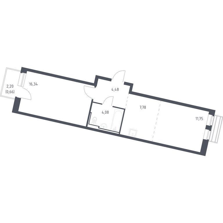 Apartment Sale, 45.09 sq. m. at Rublevskiy Kvartal, Laykovo Green Quarter, zhiloy kompleks Gorod-sobytiye Laykovo, selo Laykovo, Odintsovskiy City District, Moscow Region, Russia #1 Apartment Sale, 45.09 sq. m. at Rublevskiy Kvartal, Laykovo Green Quarter, zhiloy kompleks Gorod-sobytiye Laykovo, selo Laykovo, Odintsovskiy City District, Moscow Region, Russia #1