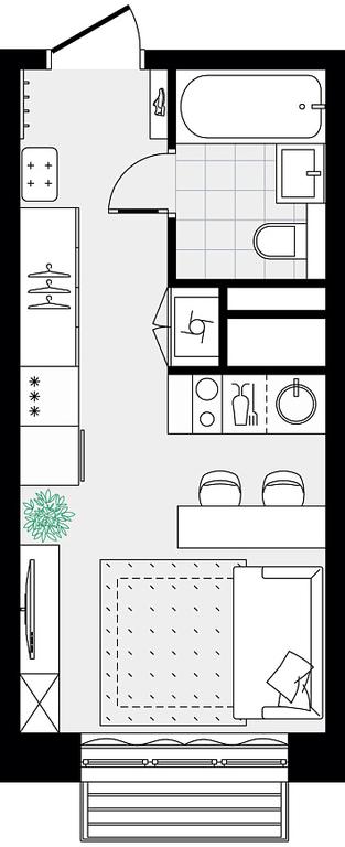 Apartment Sale, 19.48 sq. m. at Novograd Pavlino, Kosinskoye shosse, 2, Novoye Pavlino Microdistrict, Balashikha, Moscow Region, Russia #2 Apartment Sale, 19.48 sq. m. at Novograd Pavlino, Kosinskoye shosse, 2, Novoye Pavlino Microdistrict, Balashikha, Moscow Region, Russia #2