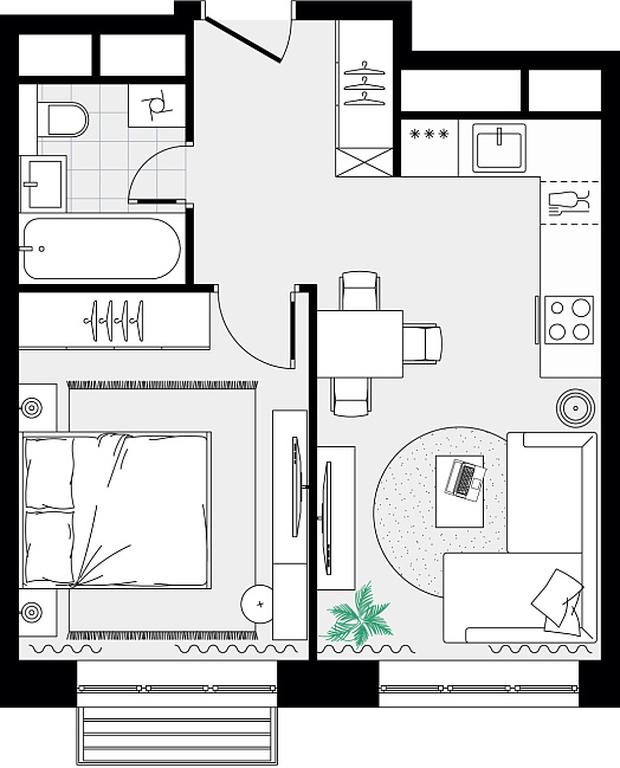 1-BD Apartment Sale, 36.61 sq. m. at Novograd Pavlino, Kosinskoye shosse, 2, Novoye Pavlino Microdistrict, Balashikha, Moscow Region, Russia #2 1-BD Apartment Sale, 36.61 sq. m. at Novograd Pavlino, Kosinskoye shosse, 2, Novoye Pavlino Microdistrict, Balashikha, Moscow Region, Russia #2