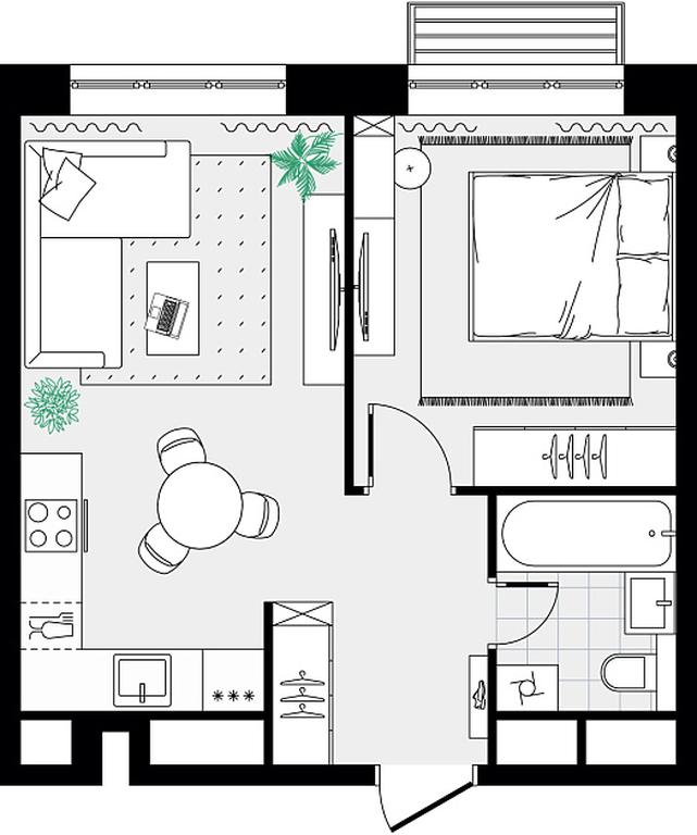 1-BD Apartment Sale, 37.1 sq. m. at Novograd Pavlino, Kosinskoye shosse, 2, Novoye Pavlino Microdistrict, Balashikha, Moscow Region, Russia #2 1-BD Apartment Sale, 37.1 sq. m. at Novograd Pavlino, Kosinskoye shosse, 2, Novoye Pavlino Microdistrict, Balashikha, Moscow Region, Russia #2