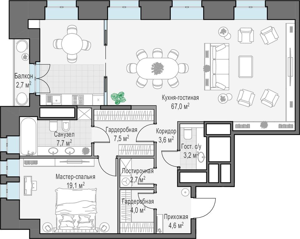 Продажа 1-комн. квартиры, 120,3 м² в ЖК «Клубный дом «Чистые Пруды»», Потаповский переулок, 5с4, Москва, Россия #1 Продажа 1-комн. квартиры, 120,3 м² в ЖК «Клубный дом «Чистые Пруды»», Потаповский переулок, 5с4, Москва, Россия #1