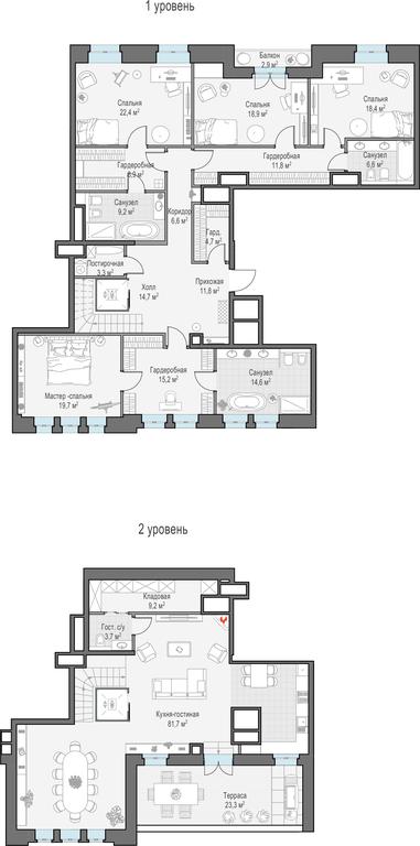 Продажа 4-комн. квартиры, 280,6 м² в ЖК «Чистые Пруды», Потаповский переулок, 5с4, Москва, Россия #1