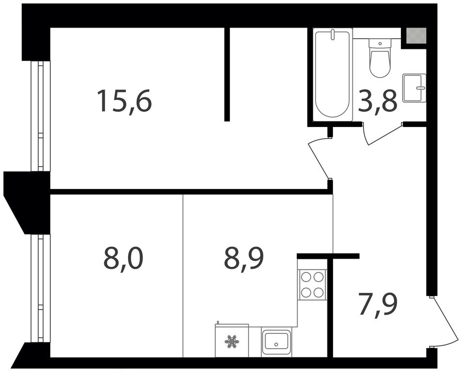 1-BD Apartment Sale, 44.2 sq. m. at Petrovskiy Park II, Stary Petrovsko-Razumovsky Drive, 1/23, Moscow, Russia #1 1-BD Apartment Sale, 44.2 sq. m. at Petrovskiy Park II, Stary Petrovsko-Razumovsky Drive, 1/23, Moscow, Russia #1