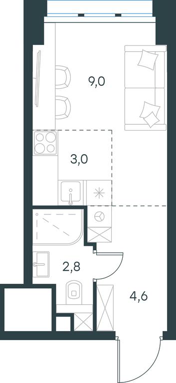 Apartment Sale, 19.4 sq. m. at Level Seligerskaya 2, Ilmenskiy Drive, 8Ас1, Moscow, Russia #1 Apartment Sale, 19.4 sq. m. at Level Seligerskaya 2, Ilmenskiy Drive, 8Ас1, Moscow, Russia #1