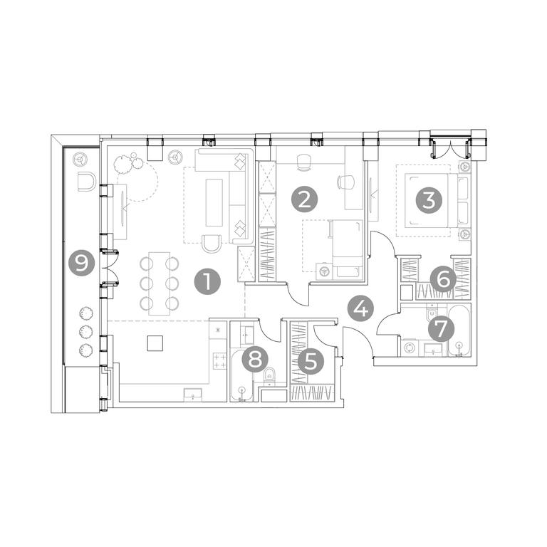 2-BD Apartment Sale, 98.7 sq. m. at Emotion, 2nd Silikatny Drive, 8, Moscow, Russia #1 2-BD Apartment Sale, 98.7 sq. m. at Emotion, 2nd Silikatny Drive, 8, Moscow, Russia #1