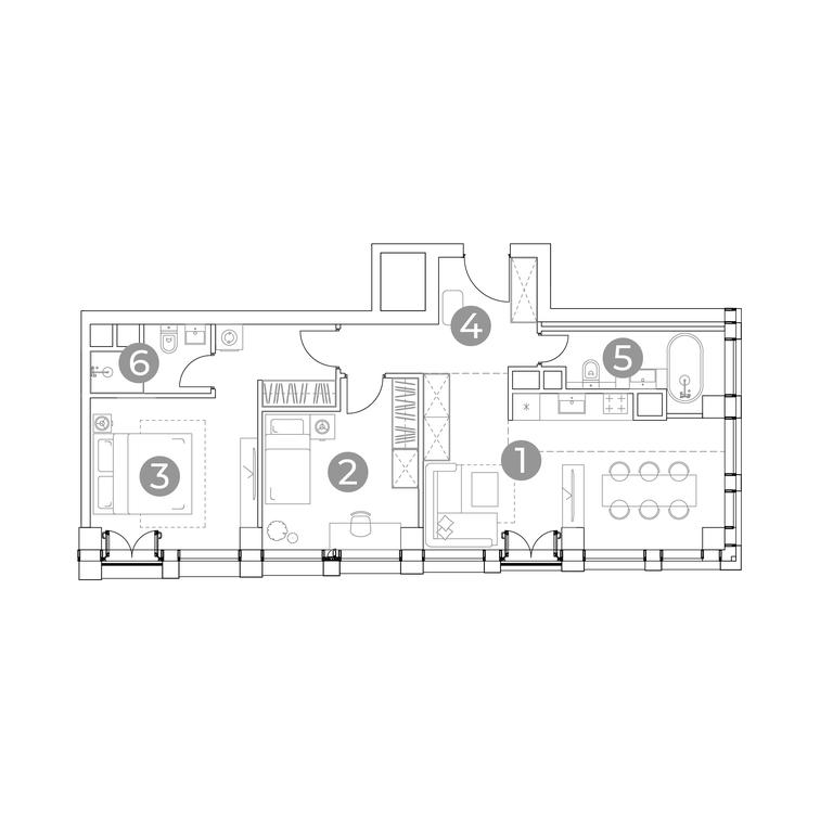 2-BD Apartment Sale, 69平方米 at Emotion, 2nd Silikatny Drive, 8, Moscow, Russia #1 2-BD Apartment Sale, 69平方米 at Emotion, 2nd Silikatny Drive, 8, Moscow, Russia #1
