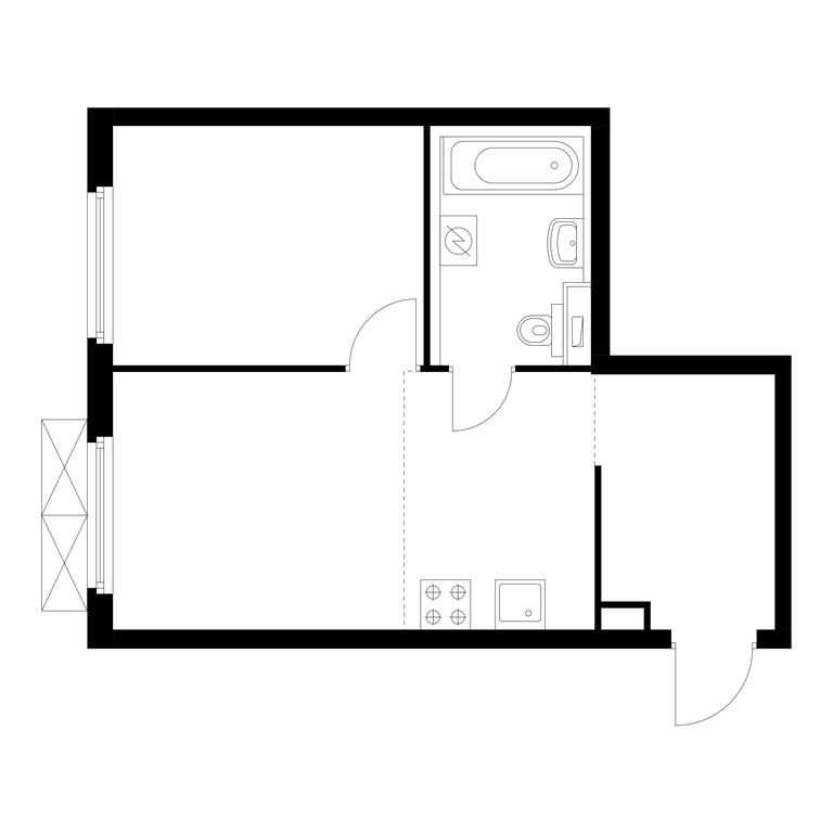 1-BD Apartment Sale, 39.9 sq. m. at Holland Park, Volokolamskoye Highway, 71/13к1, Moscow, Russia #1 1-BD Apartment Sale, 39.9 sq. m. at Holland Park, Volokolamskoye Highway, 71/13к1, Moscow, Russia #1