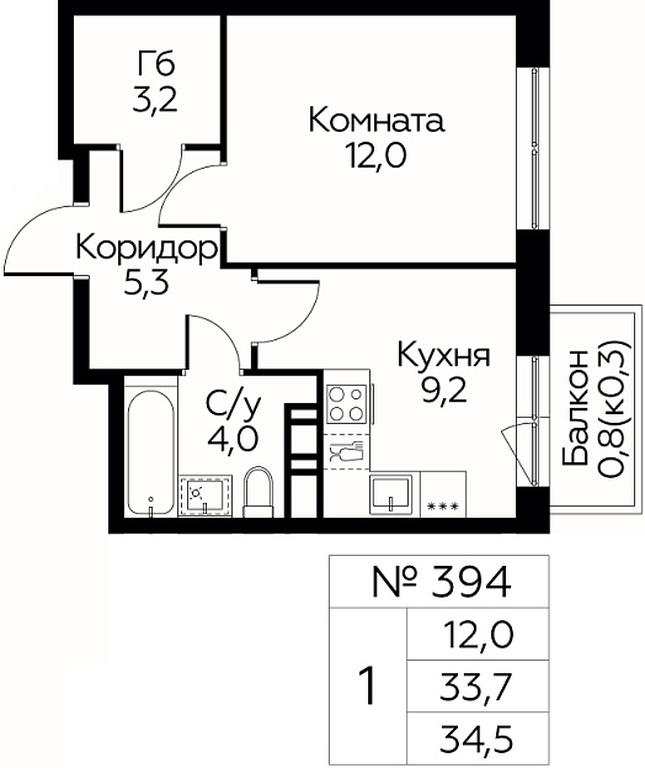 Apartment Sale, 34.5 sq. m. at Tsvetochnye Poliany, kvartal № 23, Filimonkovskoye Municipal Formation, Moscow, Russia #1 Apartment Sale, 34.5 sq. m. at Tsvetochnye Poliany, kvartal № 23, Filimonkovskoye Municipal Formation, Moscow, Russia #1