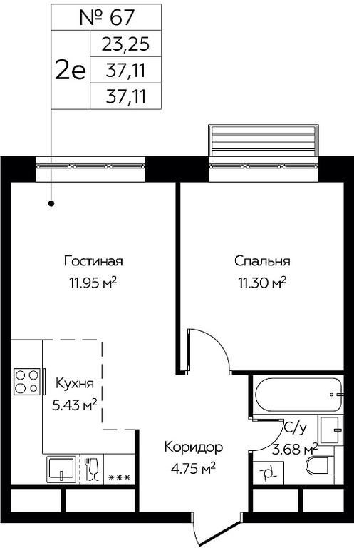 1-BD Apartment Sale, 37.11平方米 at Novograd Pavlino, Kosinskoye shosse, 2, Novoye Pavlino Microdistrict, Balashikha, Moscow Region, Russia #1 1-BD Apartment Sale, 37.11平方米 at Novograd Pavlino, Kosinskoye shosse, 2, Novoye Pavlino Microdistrict, Balashikha, Moscow Region, Russia #1