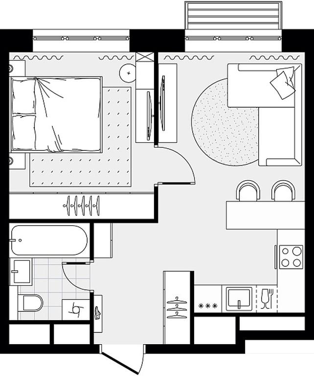 1-BD Apartment Sale, 36.9 sq. m. at Novograd Pavlino, Kosinskoye shosse, 2, Novoye Pavlino Microdistrict, Balashikha, Moscow Region, Russia #2 1-BD Apartment Sale, 36.9 sq. m. at Novograd Pavlino, Kosinskoye shosse, 2, Novoye Pavlino Microdistrict, Balashikha, Moscow Region, Russia #2