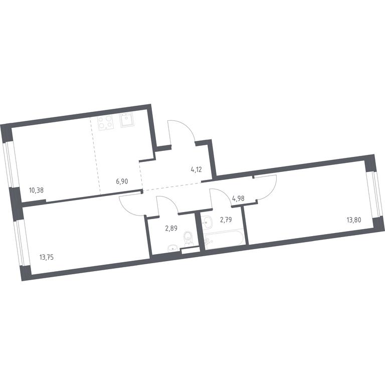 1-BD Apartment Sale, 59.61 sq. m. at Podolskie Kvartaly, zhiloy kompleks Podolskiye Kvartaly, Ryazanovskoe Settlement, Moscow, Russia #1 1-BD Apartment Sale, 59.61 sq. m. at Podolskie Kvartaly, zhiloy kompleks Podolskiye Kvartaly, Ryazanovskoe Settlement, Moscow, Russia #1