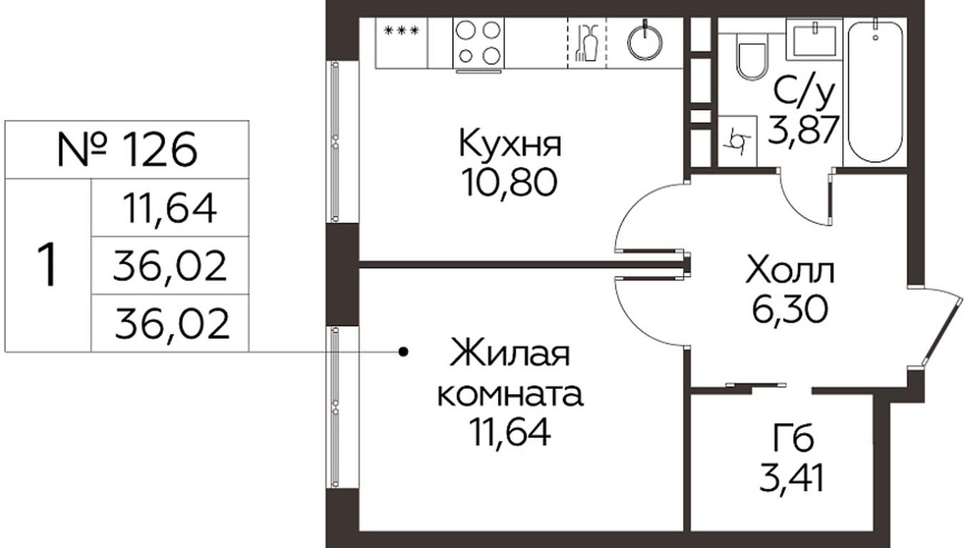 Apartment Sale, 36.02 sq. m. at Kvartal Rumyantsevo, ulitsa Admirala Kornilova, с1, Mosrentgen Settlement, Moscow, Russia #1 Apartment Sale, 36.02 sq. m. at Kvartal Rumyantsevo, ulitsa Admirala Kornilova, с1, Mosrentgen Settlement, Moscow, Russia #1