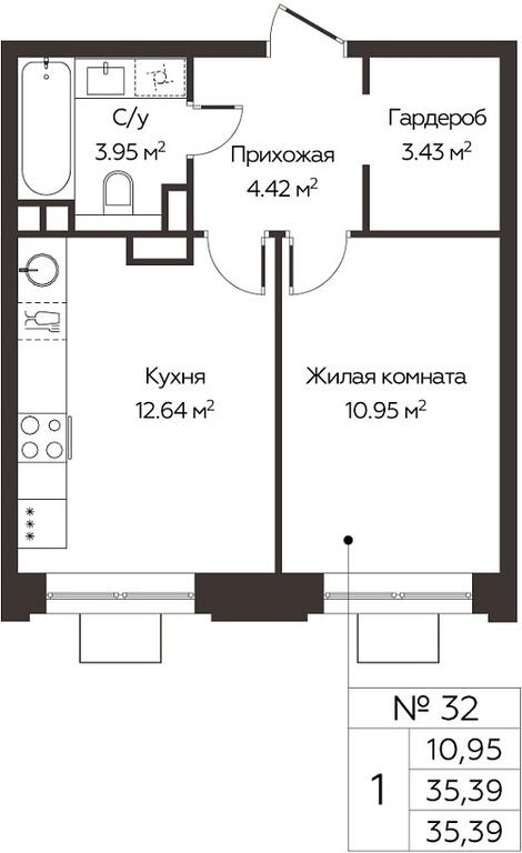 Apartment Sale, 35.39平方米 at Kashtanovaya Roshcha, Solnechnaya ulitsa, posyolok Lesnaya Polyana, derevnya Izmalkovo, Odintsovskiy City District, Moscow Region, Russia #2 Apartment Sale, 35.39平方米 at Kashtanovaya Roshcha, Solnechnaya ulitsa, posyolok Lesnaya Polyana, derevnya Izmalkovo, Odintsovskiy City District, Moscow Region, Russia #2