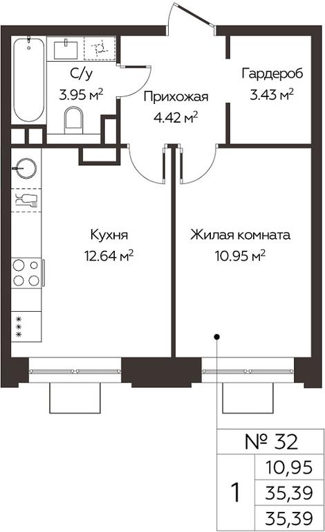 Apartment Sale, 35.39平方米 at Kashtanovaya Roshcha, Solnechnaya ulitsa, posyolok Lesnaya Polyana, derevnya Izmalkovo, Odintsovskiy City District, Moscow Region, Russia #1 Apartment Sale, 35.39平方米 at Kashtanovaya Roshcha, Solnechnaya ulitsa, posyolok Lesnaya Polyana, derevnya Izmalkovo, Odintsovskiy City District, Moscow Region, Russia #1