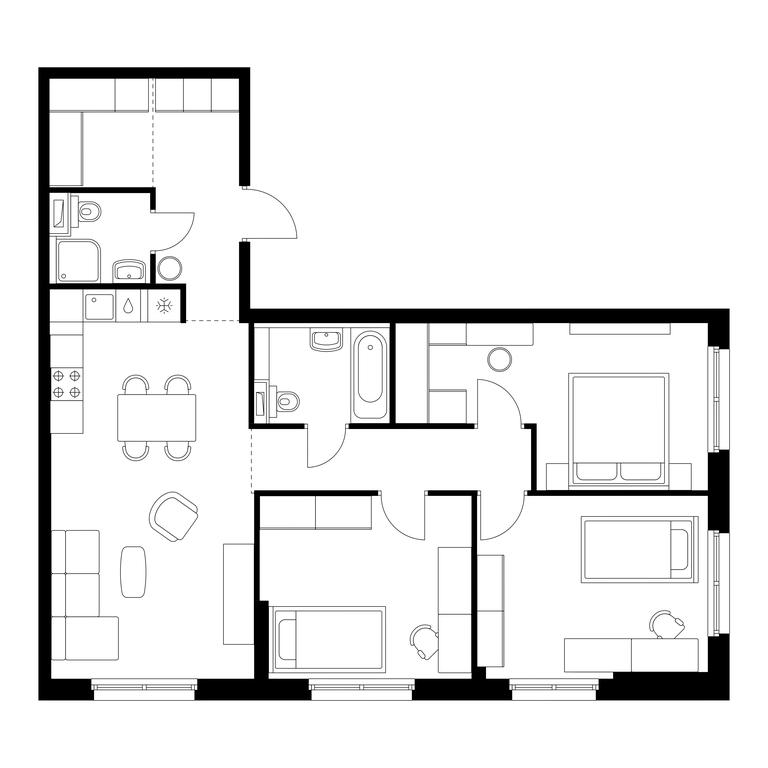 3-BD Apartment Sale, 84.81平方米 at Volzhskiy Park, 1st Grayvoronovsky Drive, 3с11, Moscow, Russia #1 3-BD Apartment Sale, 84.81平方米 at Volzhskiy Park, 1st Grayvoronovsky Drive, 3с11, Moscow, Russia #1