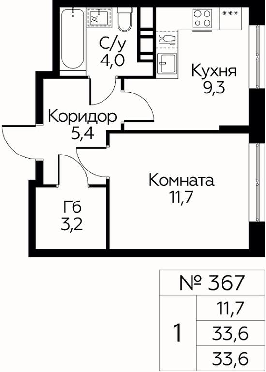 Apartment Sale, 33.6 sq. m. at Tsvetochnye Poliany, kvartal № 23, Filimonkovskoye Municipal Formation, Moscow, Russia #1 Apartment Sale, 33.6 sq. m. at Tsvetochnye Poliany, kvartal № 23, Filimonkovskoye Municipal Formation, Moscow, Russia #1