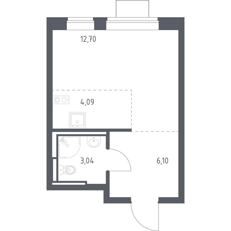 Apartment Sale, 25.93 sq. m. at Bogdanovskiy Les, derevnya Bogdanikha, Leninskiy City District, Moscow Region, Russia #1 Apartment Sale, 25.93 sq. m. at Bogdanovskiy Les, derevnya Bogdanikha, Leninskiy City District, Moscow Region, Russia #1