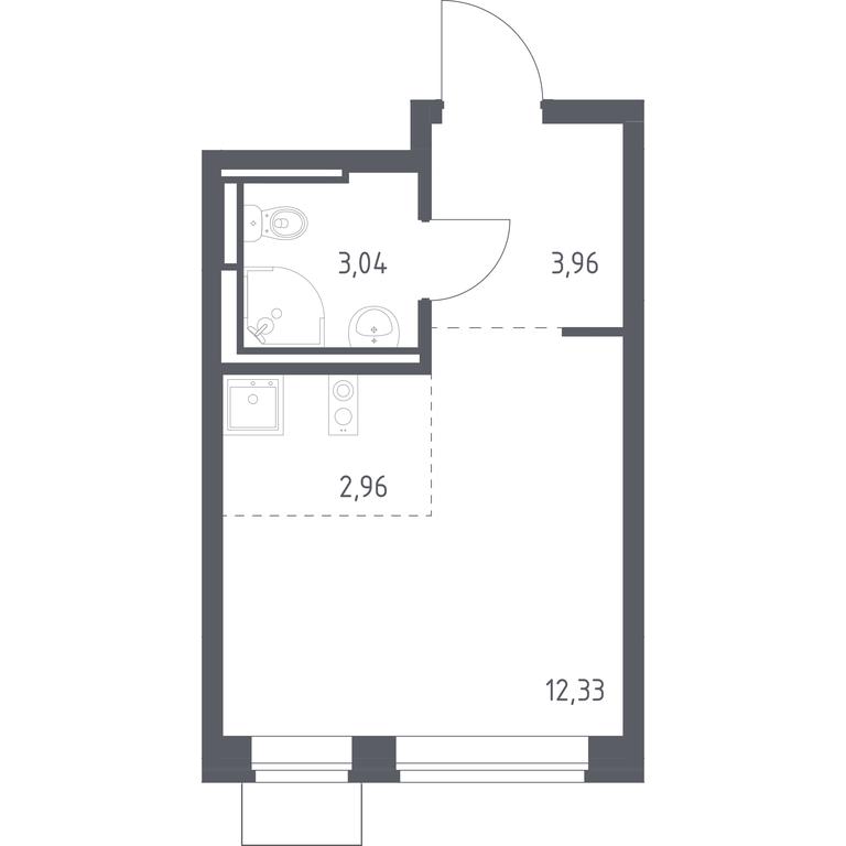 Apartment Sale, 22.29 sq. m. at Bogdanovskiy Les, derevnya Bogdanikha, Leninskiy City District, Moscow Region, Russia #1 Apartment Sale, 22.29 sq. m. at Bogdanovskiy Les, derevnya Bogdanikha, Leninskiy City District, Moscow Region, Russia #1