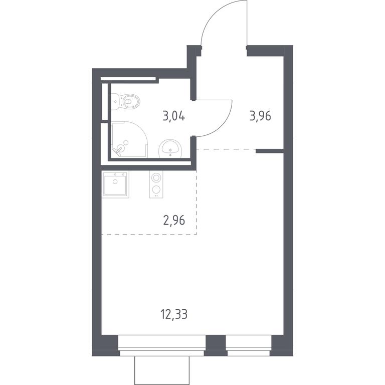 Apartment Sale, 22.29 sq. m. at Bogdanovskiy Les, derevnya Bogdanikha, Leninskiy City District, Moscow Region, Russia #1 Apartment Sale, 22.29 sq. m. at Bogdanovskiy Les, derevnya Bogdanikha, Leninskiy City District, Moscow Region, Russia #1