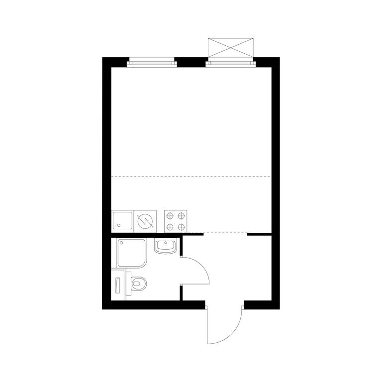 Apartment Sale, 25.4 sq. m. at Amurskiy Park, Амурская улица, 2с11, Москва, Россия #1