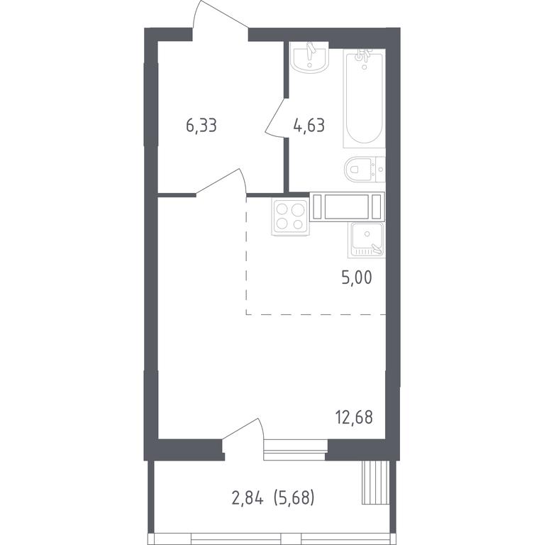 Apartment Sale, 31.48 sq. m. at Egorovo Park, 1-y kvartal, posyolok Zhilino-1, Lubertsy City District, Moscow Region, Russia #1 Apartment Sale, 31.48 sq. m. at Egorovo Park, 1-y kvartal, posyolok Zhilino-1, Lubertsy City District, Moscow Region, Russia #1