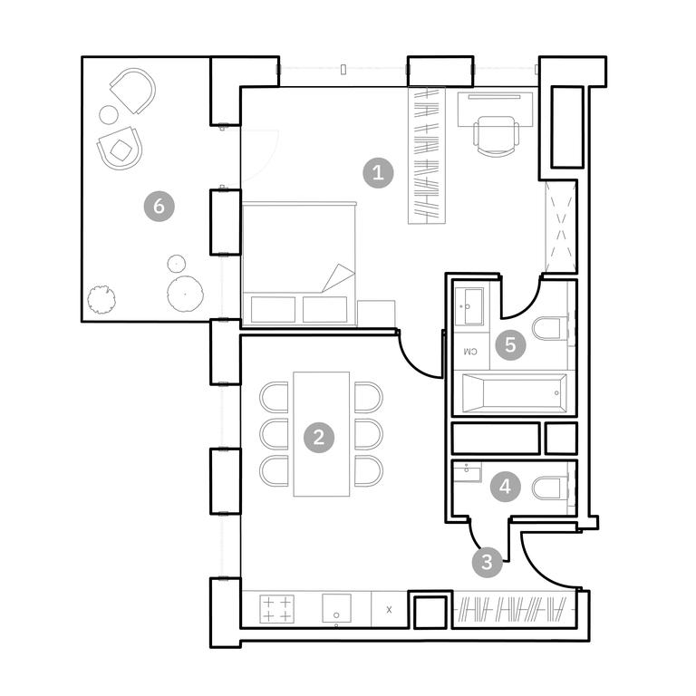 1-BD Apartment Sale, 50.8 sq. m. at Fiztekh-City, Новодачная улица, 67, Москва, Россия #2 1-BD Apartment Sale, 50.8 sq. m. at Fiztekh-City, Новодачная улица, 67, Москва, Россия #2