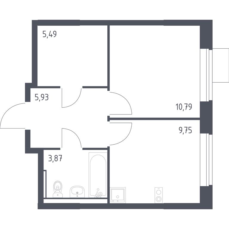 Apartment Sale, 35.83 sq. m. at Molzhaninovo, Leningradskoye Highway, 229, Moscow, Russia #1