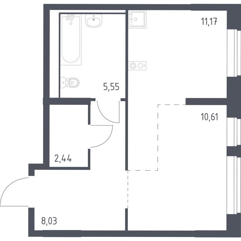 Apartment Sale, 37.8平方米 at Molzhaninovo, Leningradskoye Highway, 229, Moscow, Russia #1 Apartment Sale, 37.8平方米 at Molzhaninovo, Leningradskoye Highway, 229, Moscow, Russia #1