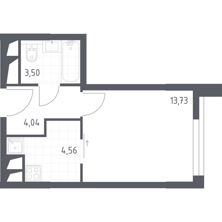 Apartment Sale, 25.2 sq. m. at Sputnik, Lipovoy Roschi Street, 1к4, derevnya Razdory, Odintsovskiy City District, Moscow Region, Russia #1 Apartment Sale, 25.2 sq. m. at Sputnik, Lipovoy Roschi Street, 1к4, derevnya Razdory, Odintsovskiy City District, Moscow Region, Russia #1