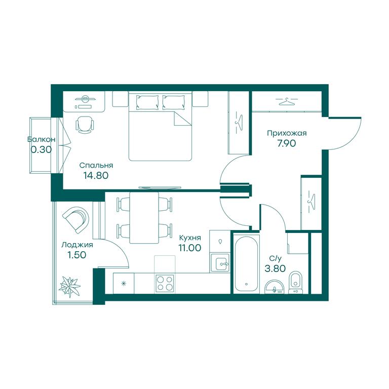 Apartment Sale, 37.4 sq. m. at Ravnovesie, zhiloy kompleks Ravnovesiye, selo Perkhushkovo, Odintsovskiy City District, Moscow Region, Russia #1 Apartment Sale, 37.4 sq. m. at Ravnovesie, zhiloy kompleks Ravnovesiye, selo Perkhushkovo, Odintsovskiy City District, Moscow Region, Russia #1