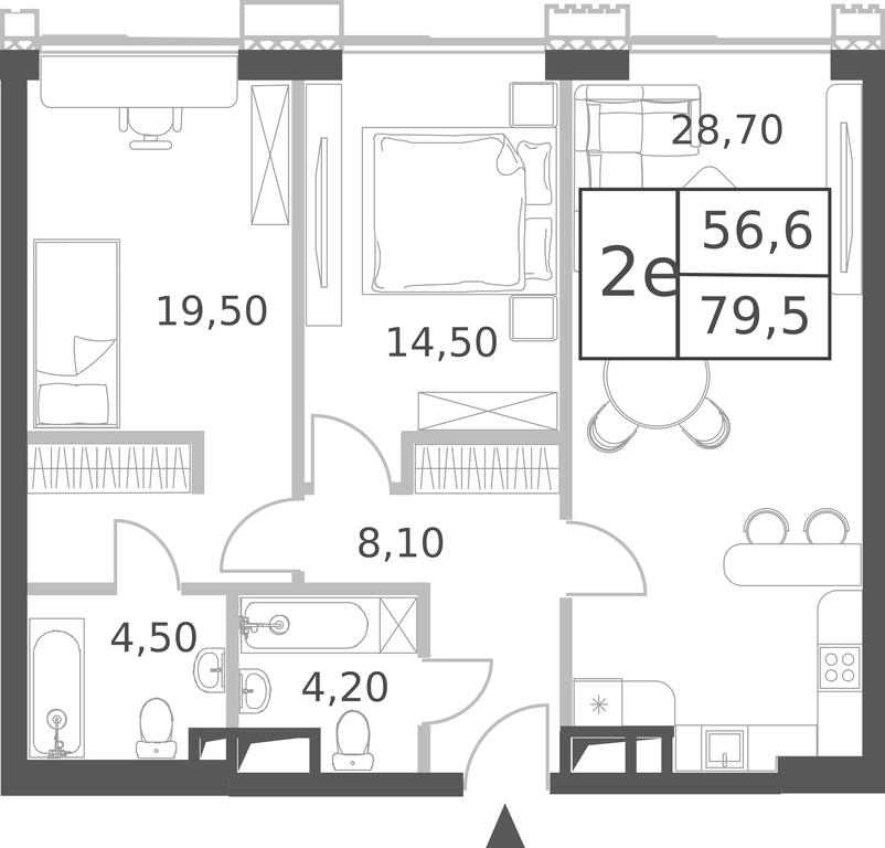3-BD Apartment Sale, 80.5 sq. m. at Will Towers, Minskaya Street, 1/1соор1, Moscow, Russia #1 3-BD Apartment Sale, 80.5 sq. m. at Will Towers, Minskaya Street, 1/1соор1, Moscow, Russia #1