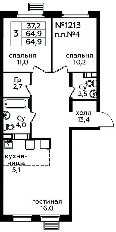 2-BD Apartment Sale, 64.9 sq. m. at Eko Bunino, prospekt Kuprina, 34к1, Sosenskoye Settlement, Moscow, Russia #1 2-BD Apartment Sale, 64.9 sq. m. at Eko Bunino, prospekt Kuprina, 34к1, Sosenskoye Settlement, Moscow, Russia #1