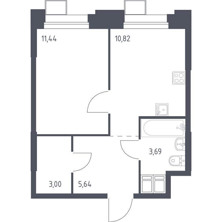 Apartment Sale, 34.74 sq. m. at Troparevo Park, Kiyevskoye shosse, 21-y kilometr, 3с4, Mosrentgen Settlement, Moscow, Russia #1 Apartment Sale, 34.74 sq. m. at Troparevo Park, Kiyevskoye shosse, 21-y kilometr, 3с4, Mosrentgen Settlement, Moscow, Russia #1