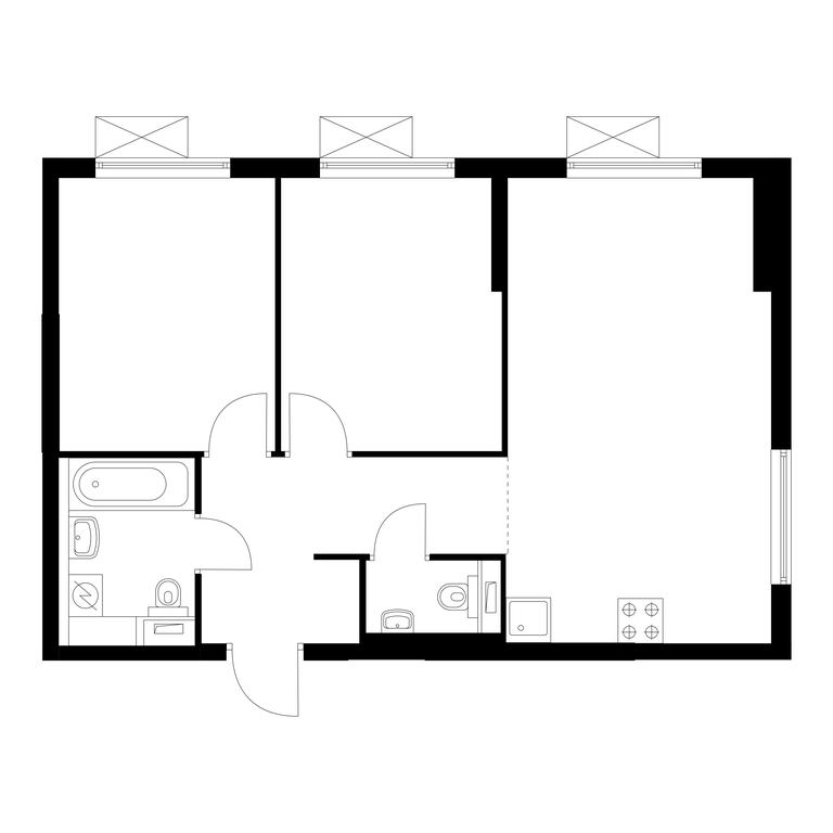 2-BD Apartment Sale, 54.3 sq. m. at Kuzminskiy Les, mikrorayon Belaya Dacha, 25, Kotelniki, Moscow Region, Russia #1 2-BD Apartment Sale, 54.3 sq. m. at Kuzminskiy Les, mikrorayon Belaya Dacha, 25, Kotelniki, Moscow Region, Russia #1